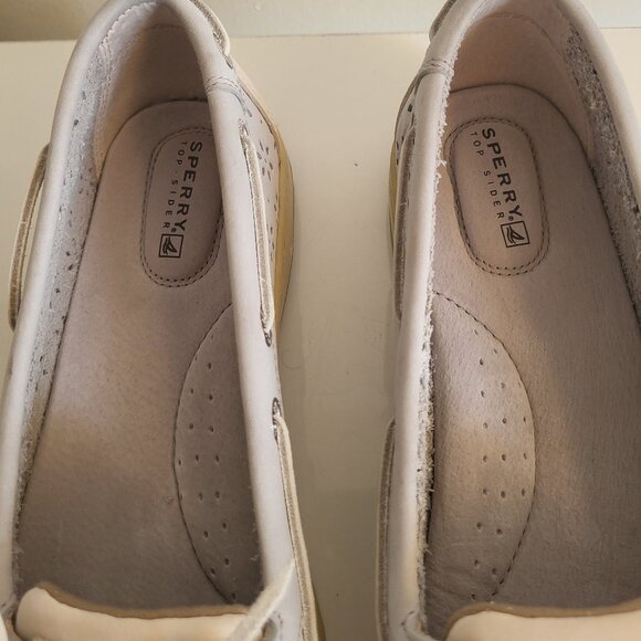 Sperry Top Sider Angelfish Boat Shoes Women's leather flats size 8.5 - Picture 4 of 6